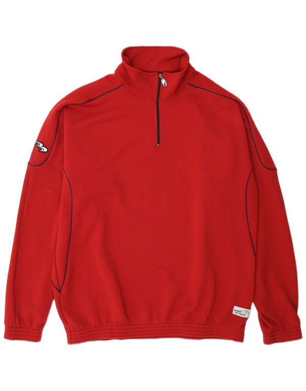 Biemme Męska bluza dresowa Top Jacket 2XL Czerwony poliester