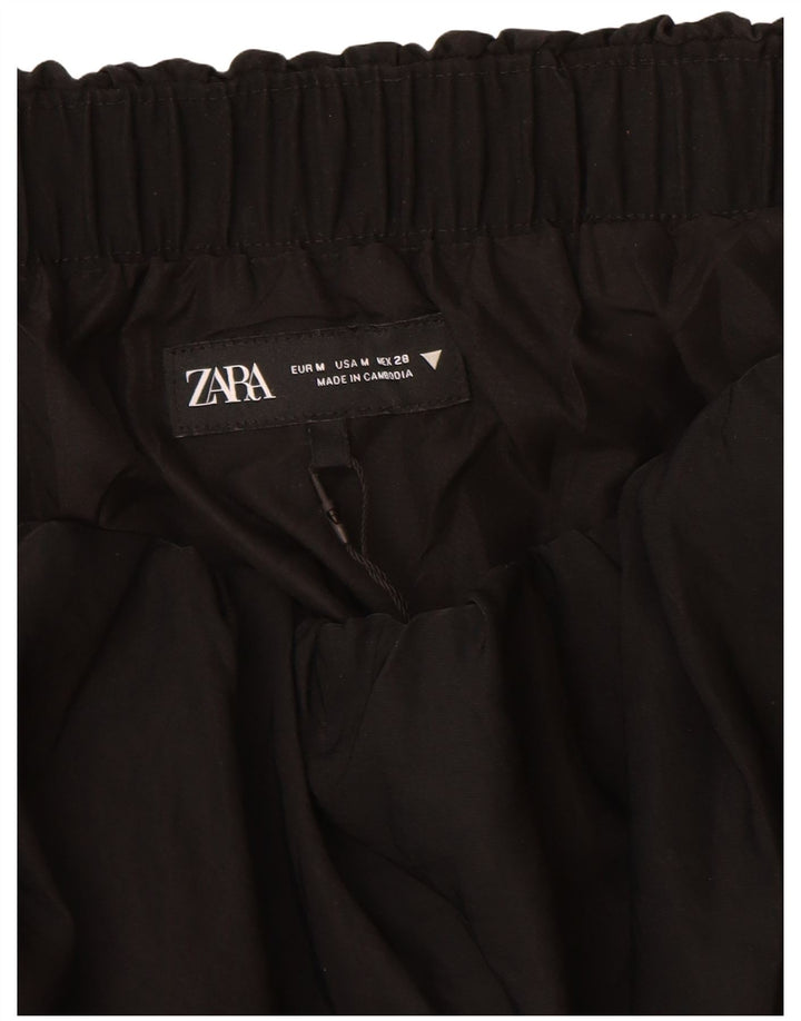 Spódnica damska Zara Mini Bubble UK 14 Średni czarny poliamid