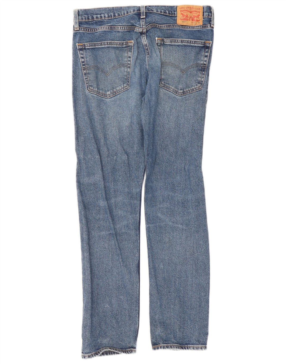 Damskie jeansy Levi's 502 Tapered W31 L32 Niebieskie bawełniane