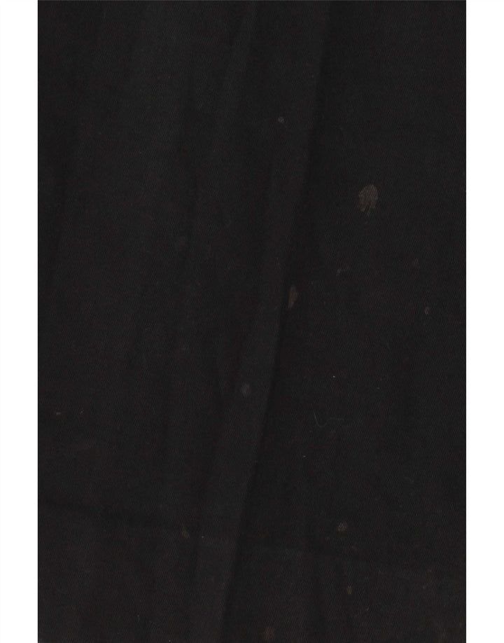 Męskie proste spodnie chino Zara EU 42 Large W32 L32 Czarny poliester