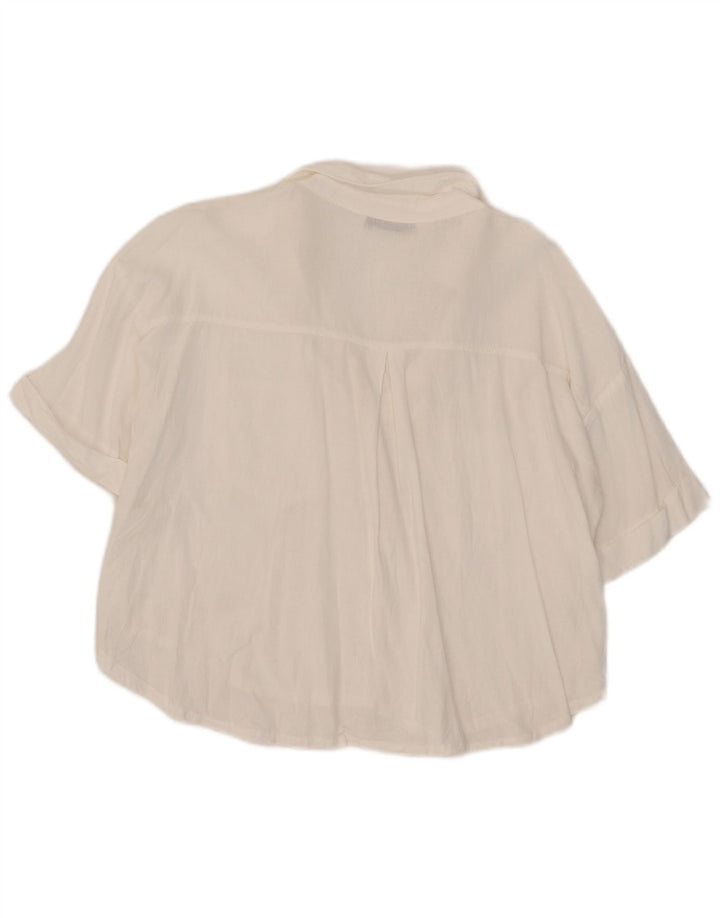 Damska koszula oversize Zara UK 14, średnia biel