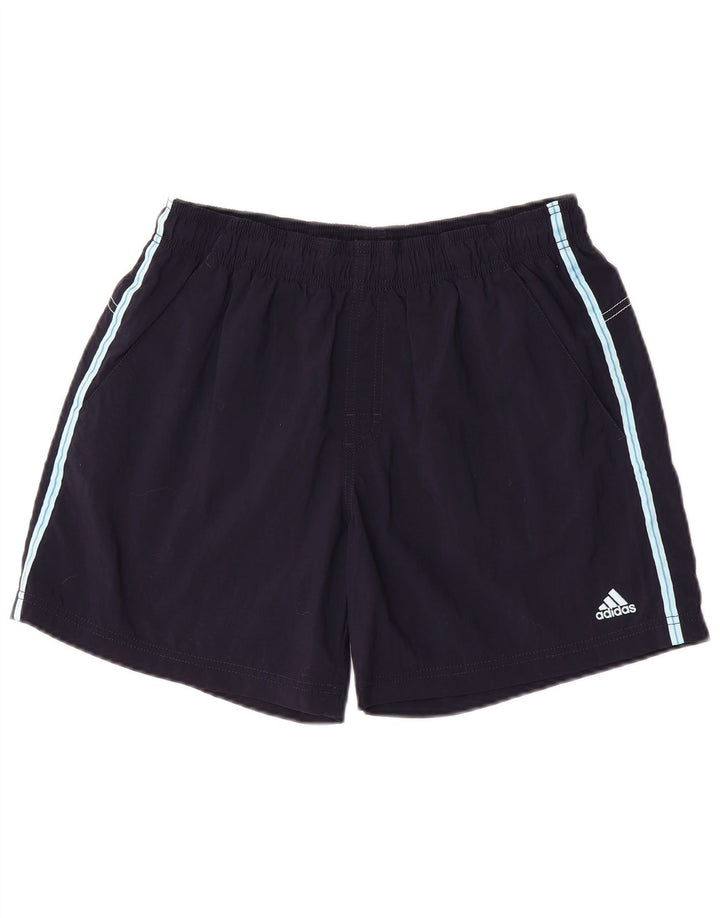 Męskie spodenki kąpielowe Adidas, średni granatowy, poliester