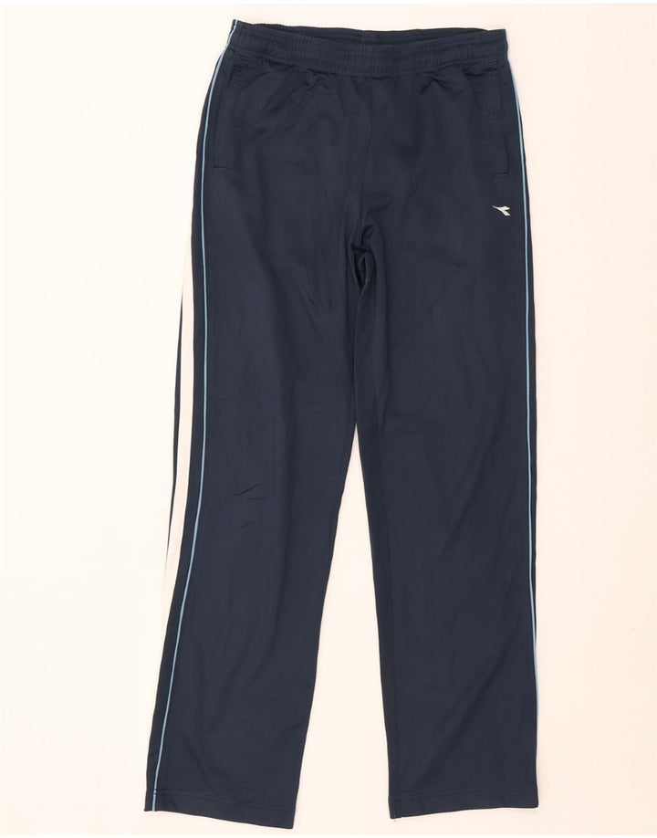 Męskie spodnie dresowe DIADORA UK 36, małe, granatowe, poliestrowe