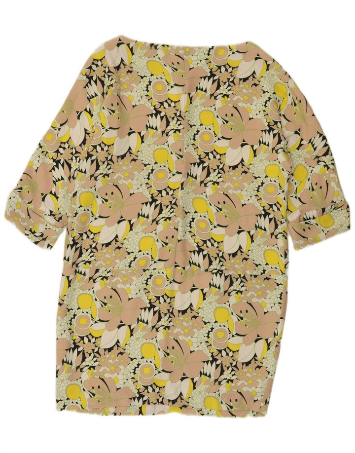 Damska sukienka typu shift Massimo Dutti EU 44 XL, wielokolorowe kwiaty