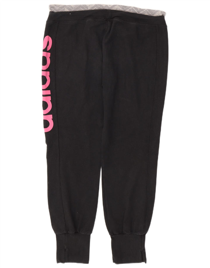 Damskie spodnie dresowe ADIDAS Climalite Joggers UK 16/18, duże czarne