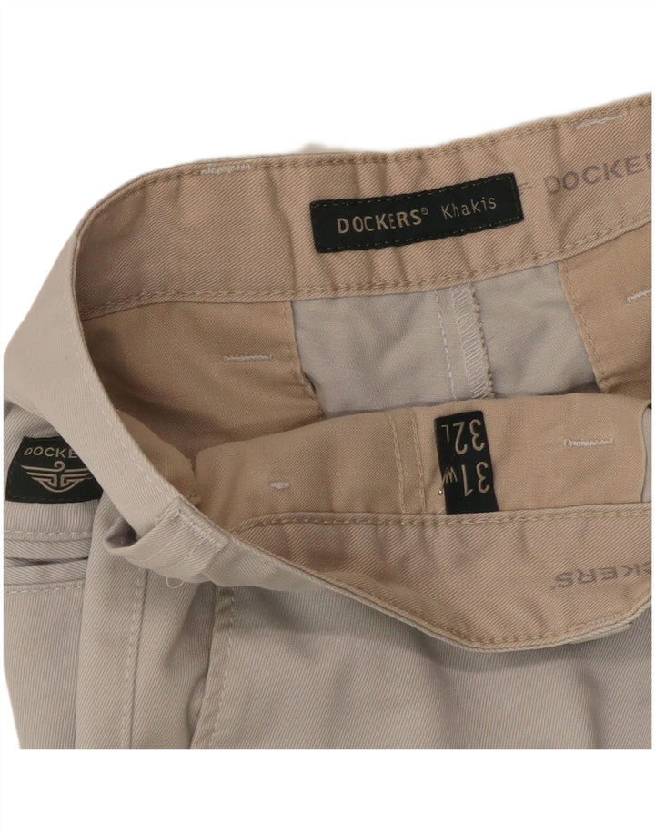 Męskie proste spodnie chino Dockers W31 L32 szare