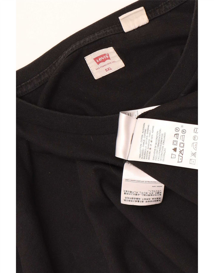 Męska koszulka Levi's Top 5XL, czarna bawełna