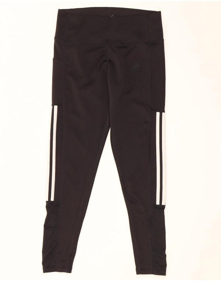 Damskie legginsy Adidas Aeroready UK 12/14, średni czarny poliester