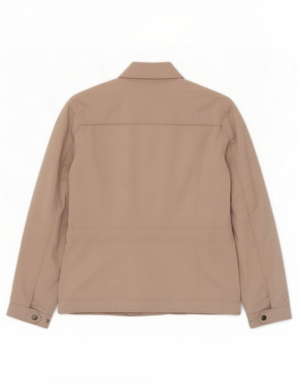 Geox Womens Respira Utility Jacket UK 12 Medium Beige Polyester