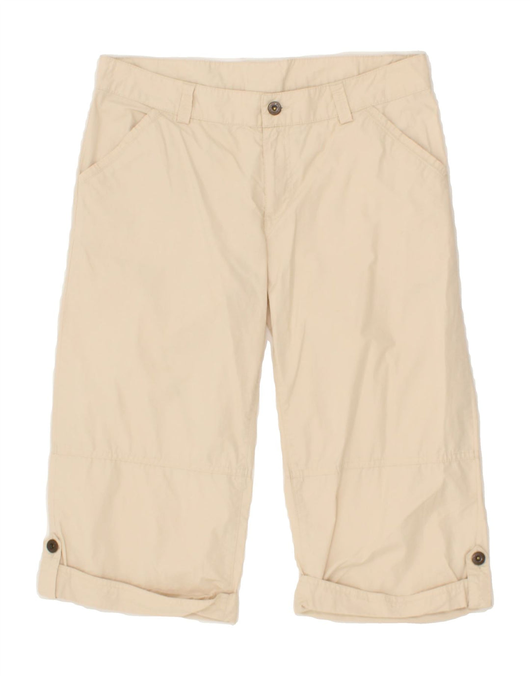 CHAMPION Womens Bermuda Shorts Large W32 Beige Cotton Vintage Champion and Second-Hand Champion from Messina Hembry 