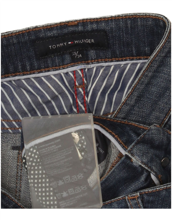 Damskie jeansy Bootcut Tommy Hilfiger W33 L34 Niebieskie bawełniane