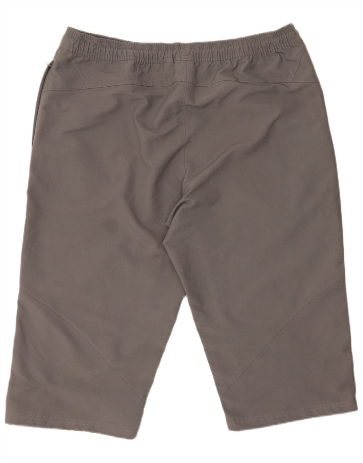 Męskie bermudy sportowe ADIDAS XL, szary poliester