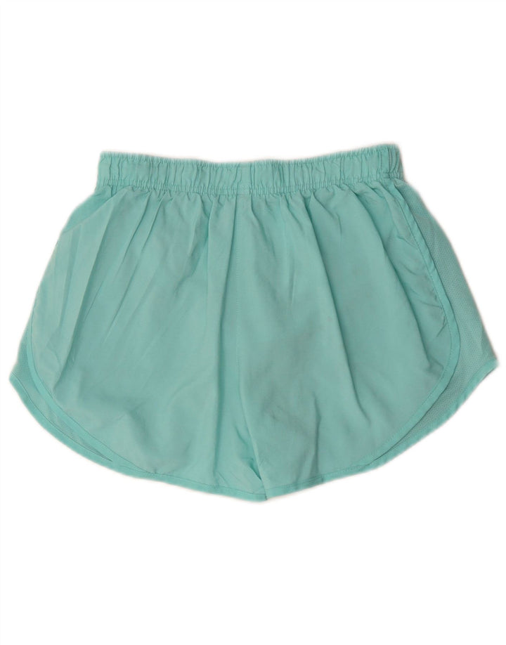 Damskie spodenki sportowe Nike Dri Fit UK 12, średni turkusowy poliester