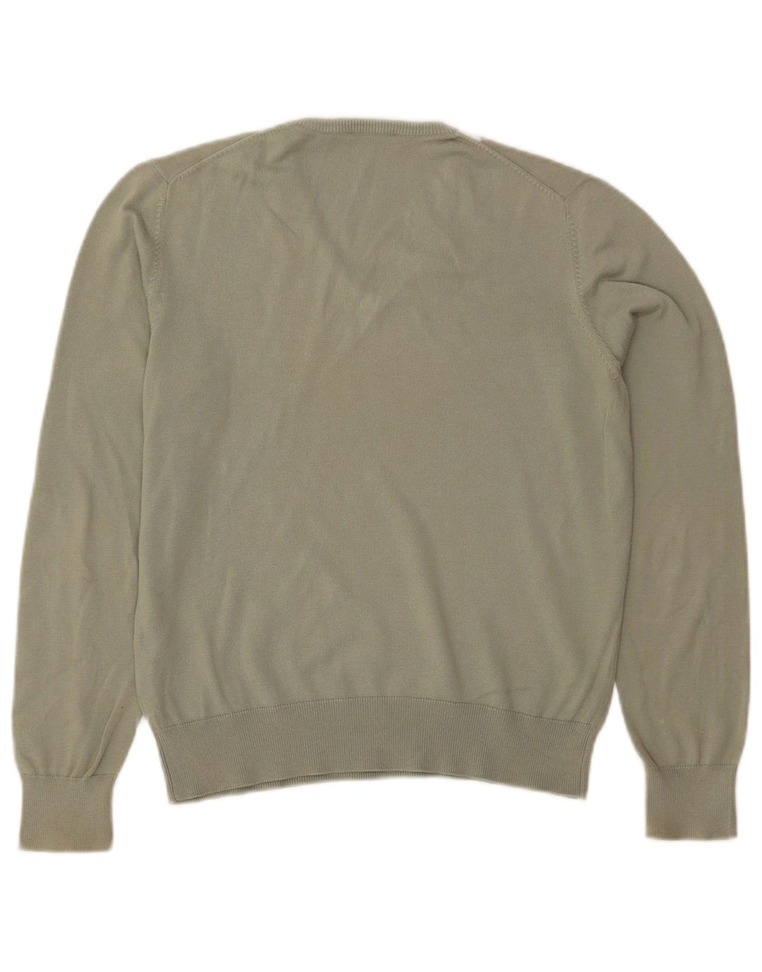 Sweter damski PRINGLE z dekoltem w kształcie litery V, UK 14, średni khaki, argyle/diament