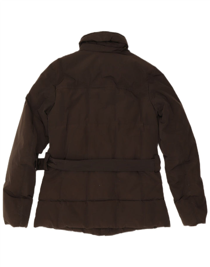 Damska ocieplana kurtka Ellesse UK 10, mała, brązowa, poliester