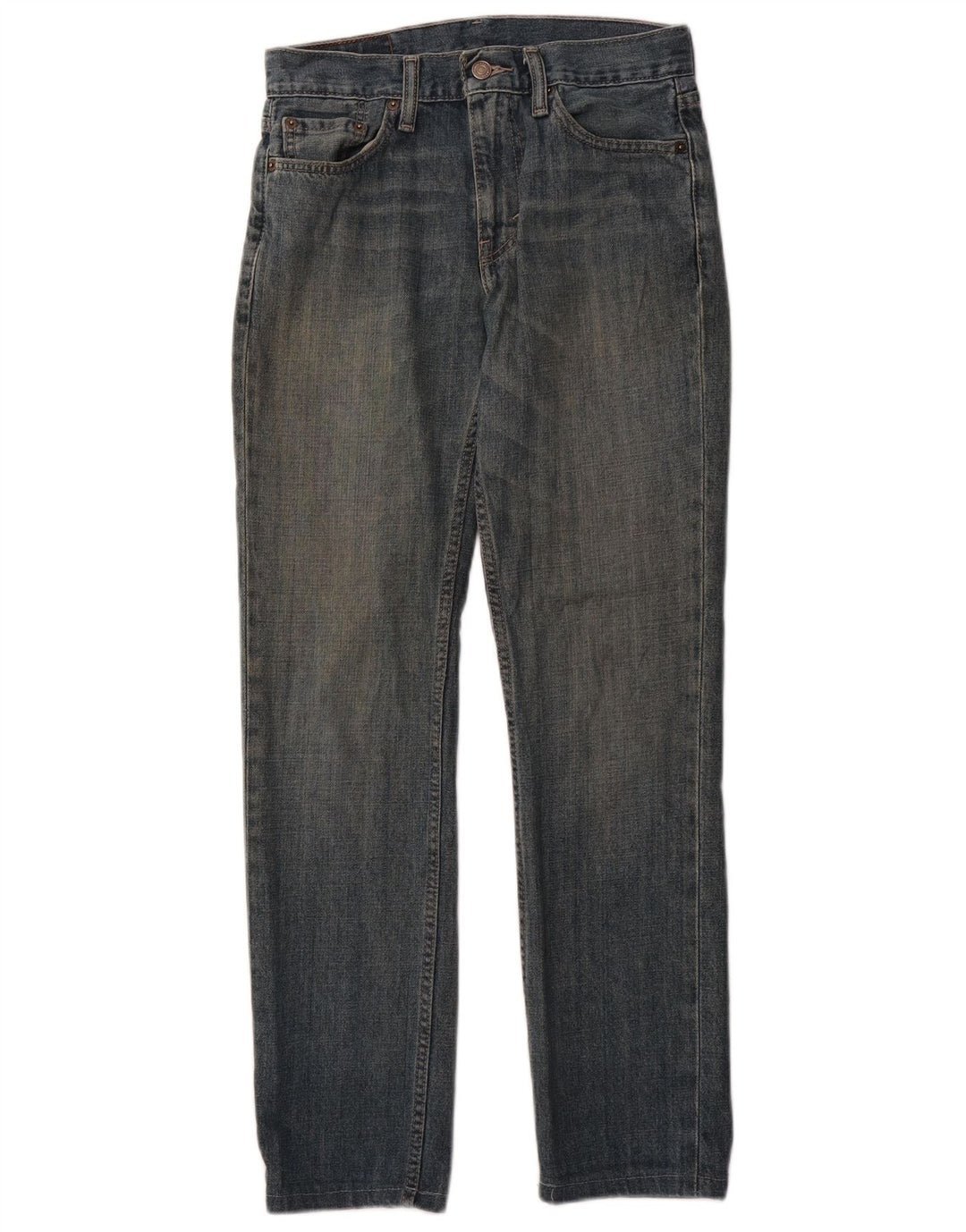 LEVI'S Mens Slim Jeans W30 L30 Navy Blue Cotton