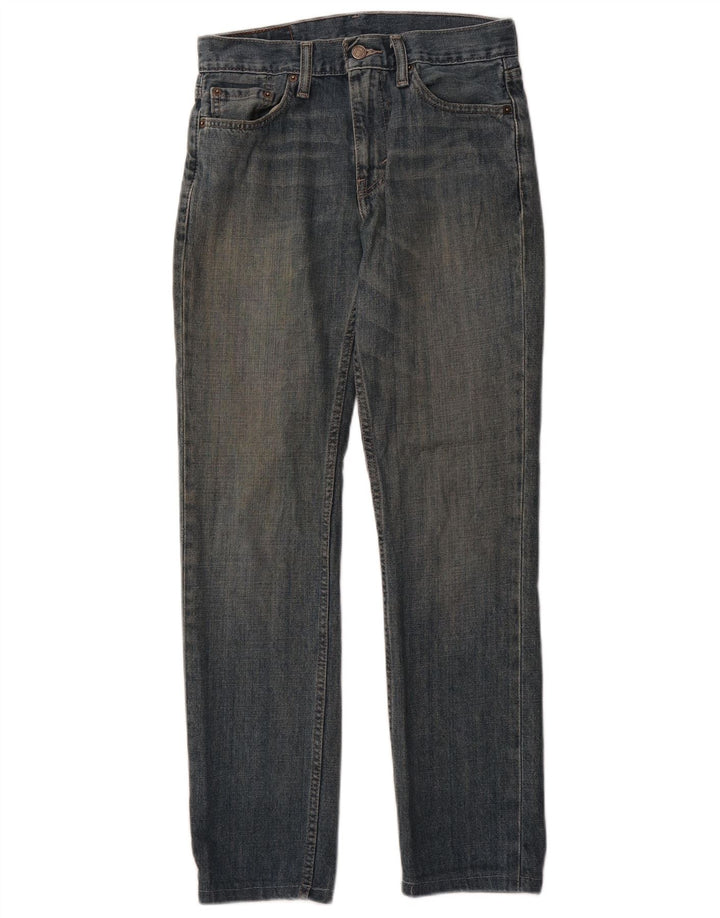 LEVI'S Mens Slim Jeans W30 L30 Navy Blue Cotton