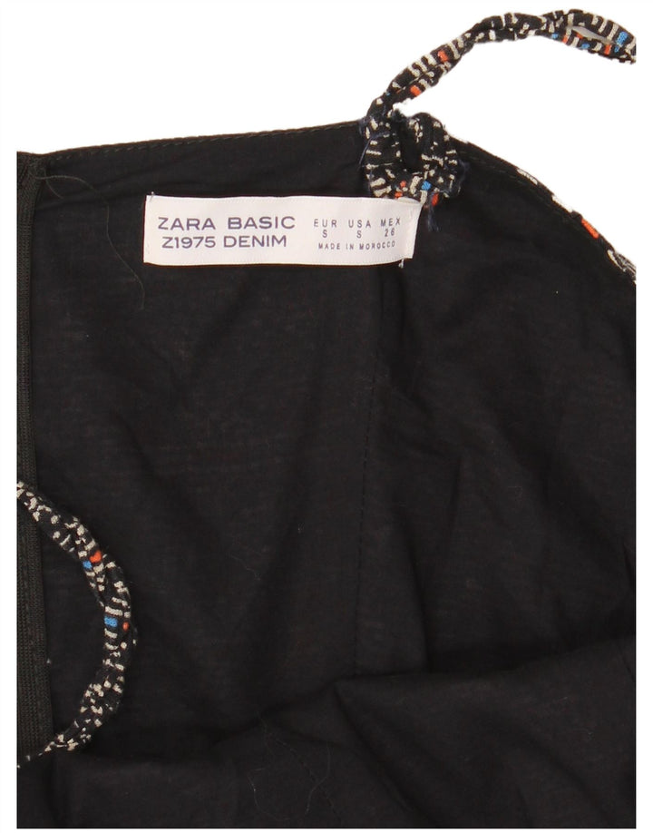 Damski kombinezon bez rękawów Zara UK 10 Small Blue Geometric