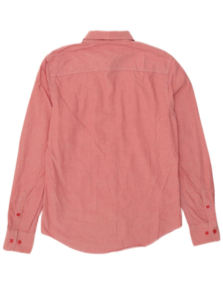 Koszula męska Calvin Klein Jeans, mała, różowa, bawełniana