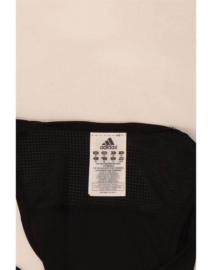 Adidas Męska Kamizelka Top Średni Czarny Poliester