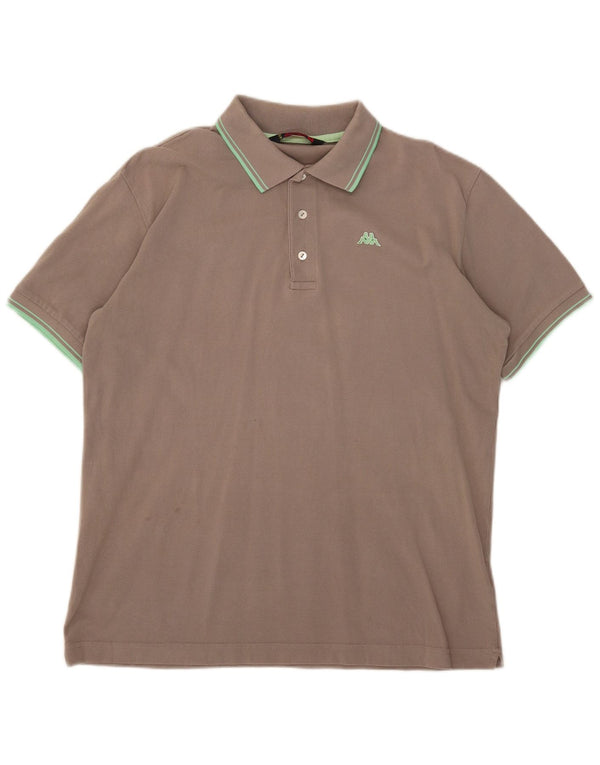 Męska koszulka polo Kappa XL, szara