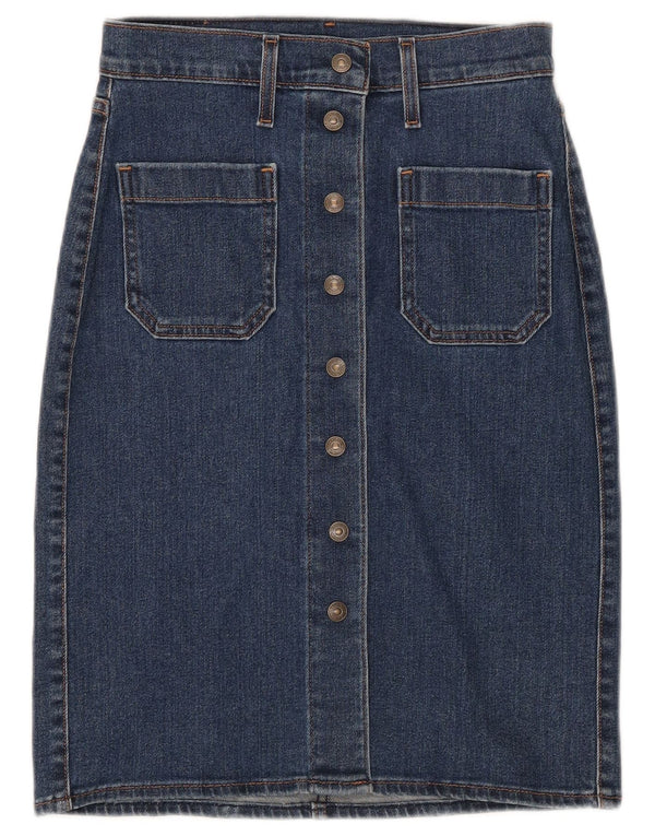 Damska spódnica dżinsowa Levi's W24 XS Niebieska bawełna