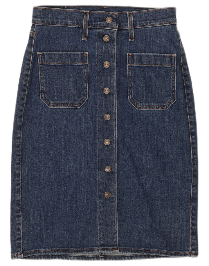 Damska spódnica dżinsowa Levi's W24 XS Niebieska bawełna