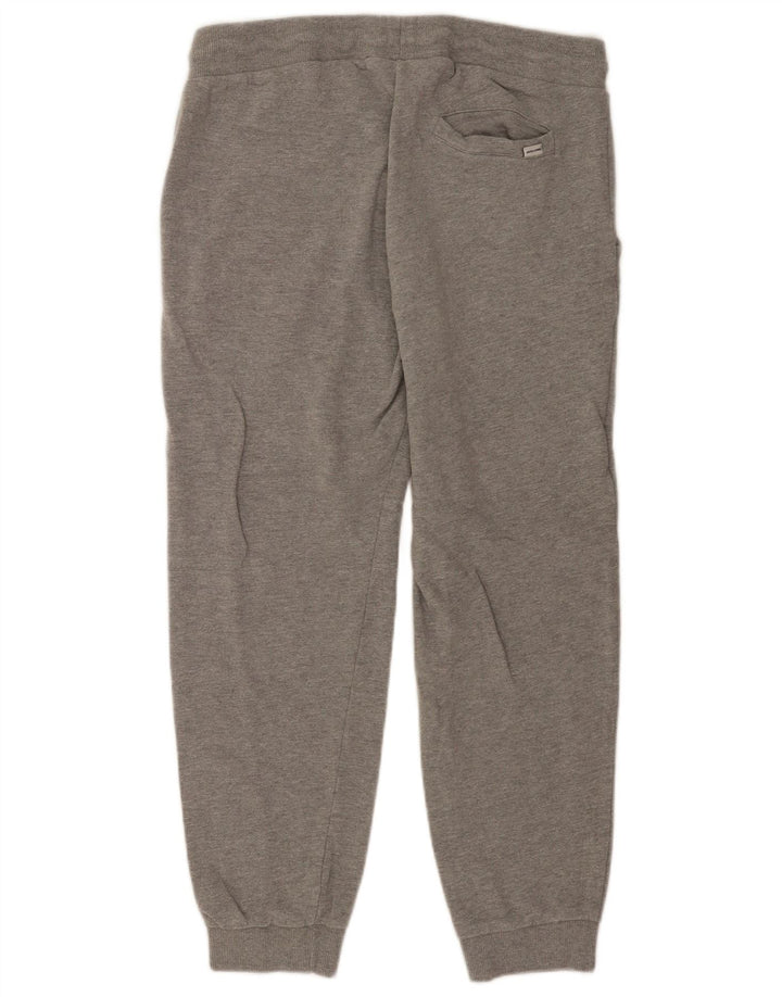 Męskie spodnie dresowe Jack & Jones Joggersy Średnioszare, bawełniane w cętki