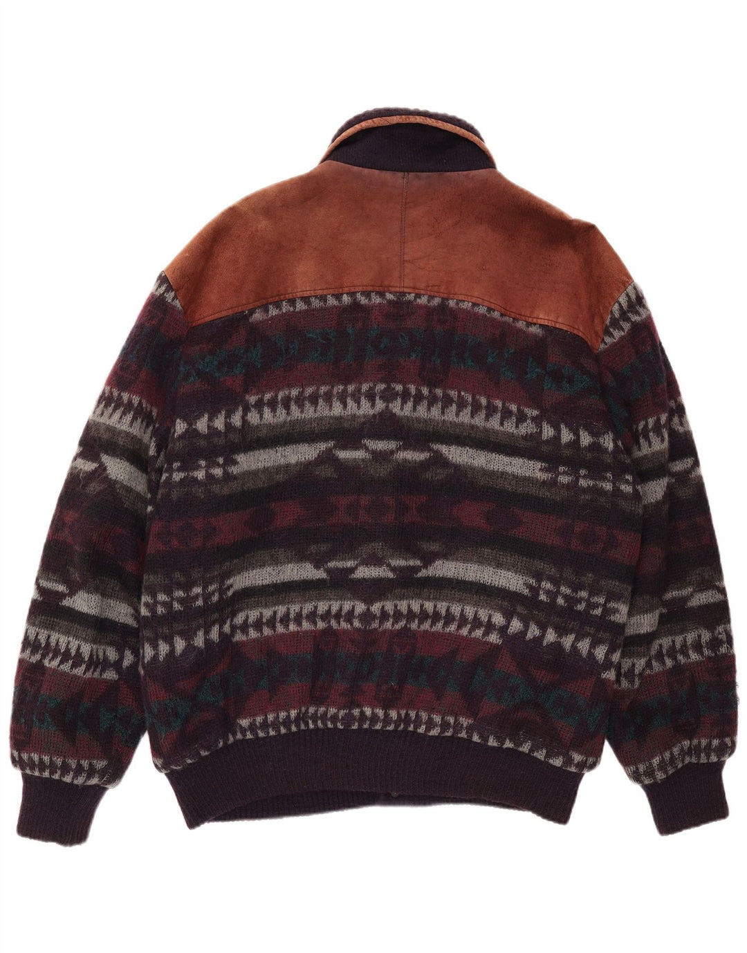 Męska dzianinowa kurtka bomber C&A, średnia, wielokolorowa Fair Isle