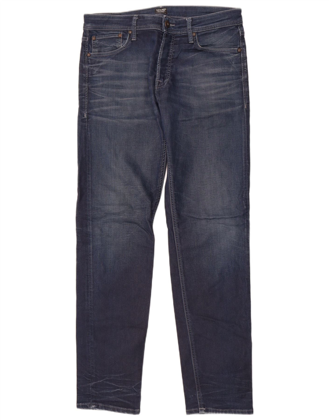 Męskie jeansy typu slim Jack & Jones W32 L34 Niebieskie, bawełniane
