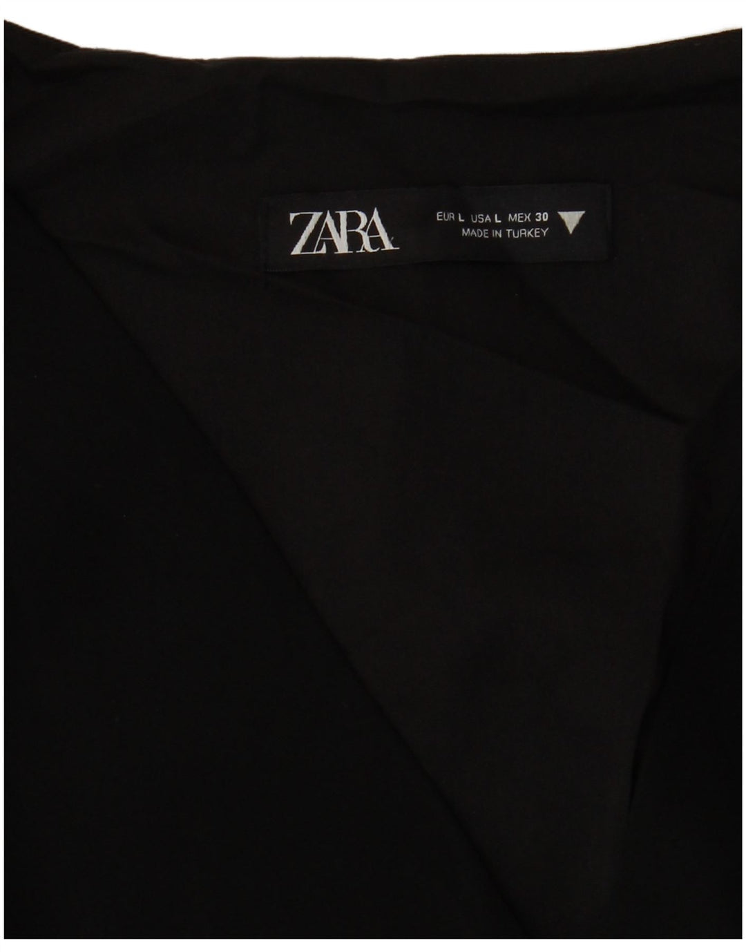 Sukienka damska Zara o linii A UK 16, duża czarna