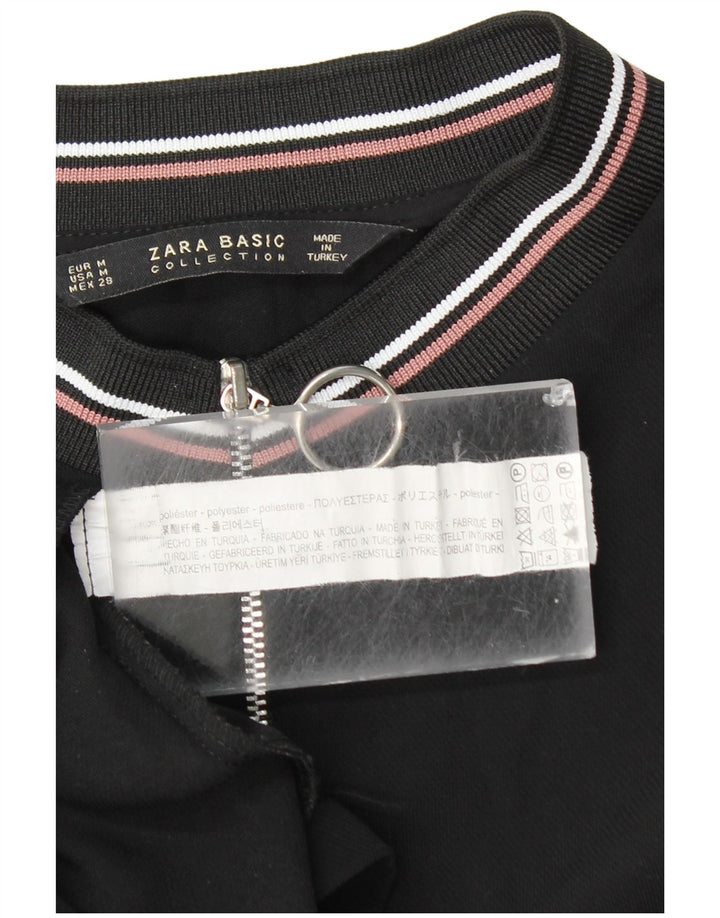 Damska sukienka zapinana na zamek Zara, UK 14, średni czarny poliester