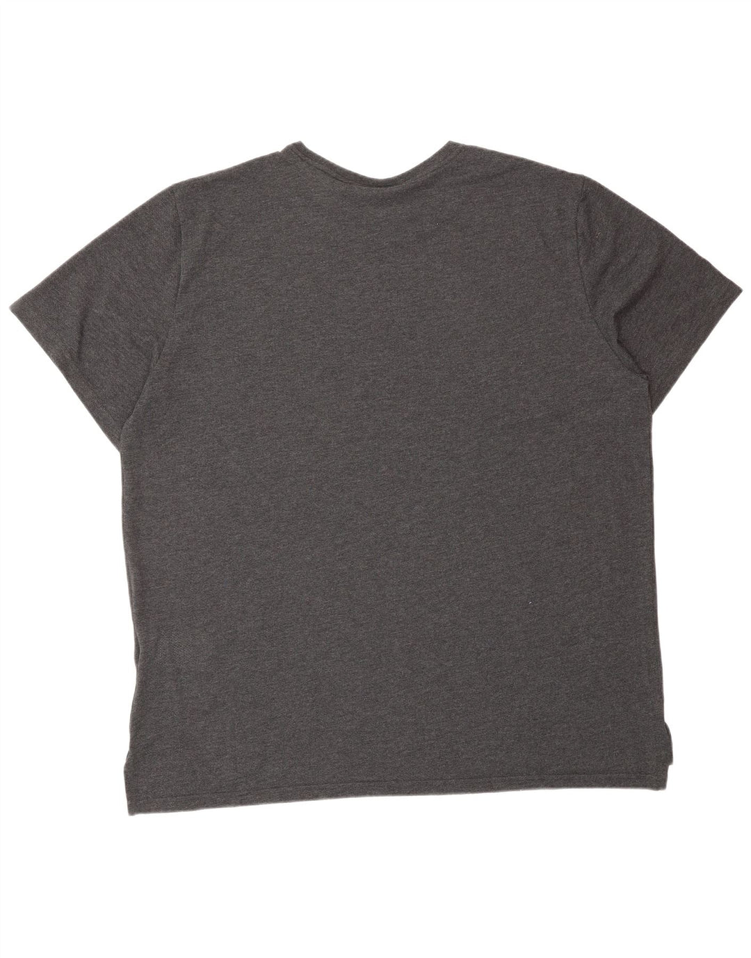 Męski T-shirt NIKE Dri Fit z grafiką, 2XL, szara, bawełniana w prążki