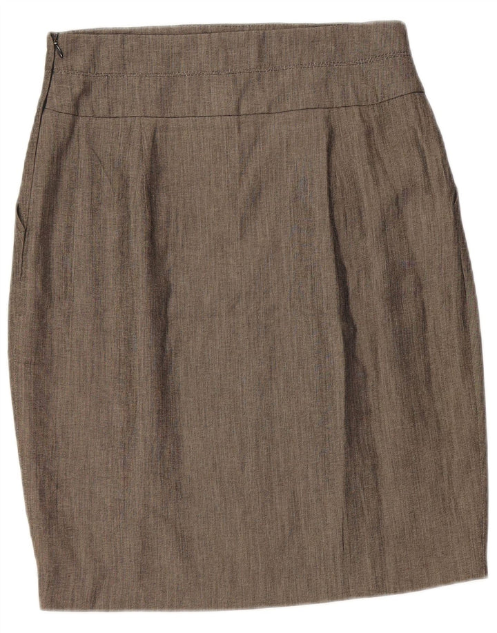 Damska spódnica ołówkowa Zara Medium W28 Szara wiskoza