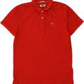 TOMMY HILFIGER Mens Regular Fit Polo Shirt Large Red Cotton Vintage Tommy Hilfiger and Second-Hand Tommy Hilfiger from Messina Hembry 