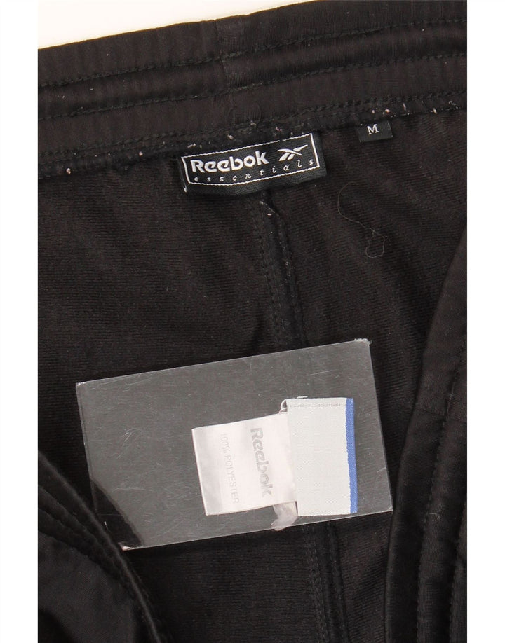 Męskie spodnie dresowe Reebok, średni czarny poliester