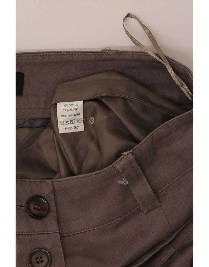 Damska spódnica midi Oasis Regular US 10 Large W30 Brązowa bawełna