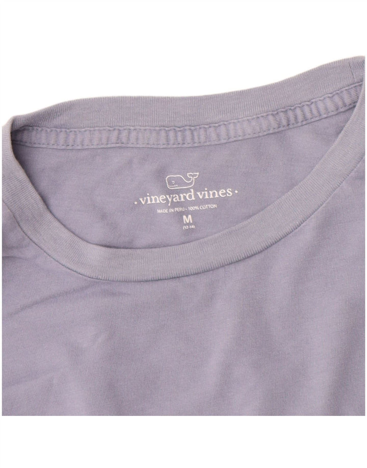 Chłopięcy T-shirt z grafiką VINEYARD VINES, 12-13 lat, średni fiolet, bawełna