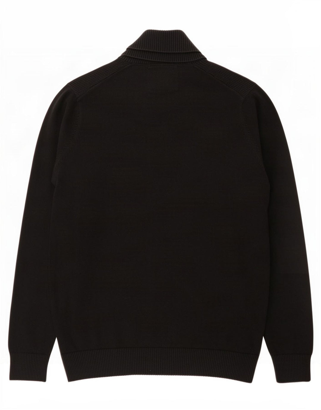 Męski sweter Jack & Jones z szalowym dekoltem, mały, czarny