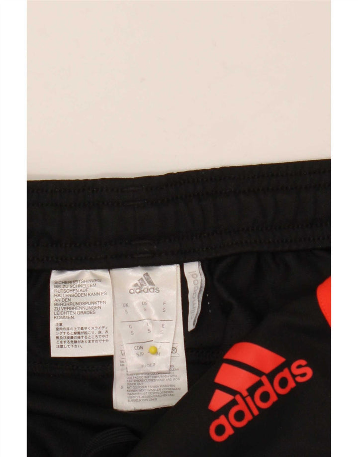 Męskie spodnie dresowe Adidas Climacool, małe, czarne, poliestrowe