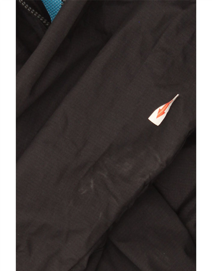 Męska kurtka przeciwdeszczowa z kapturem Superdry UK 42 XL, czarny nylon