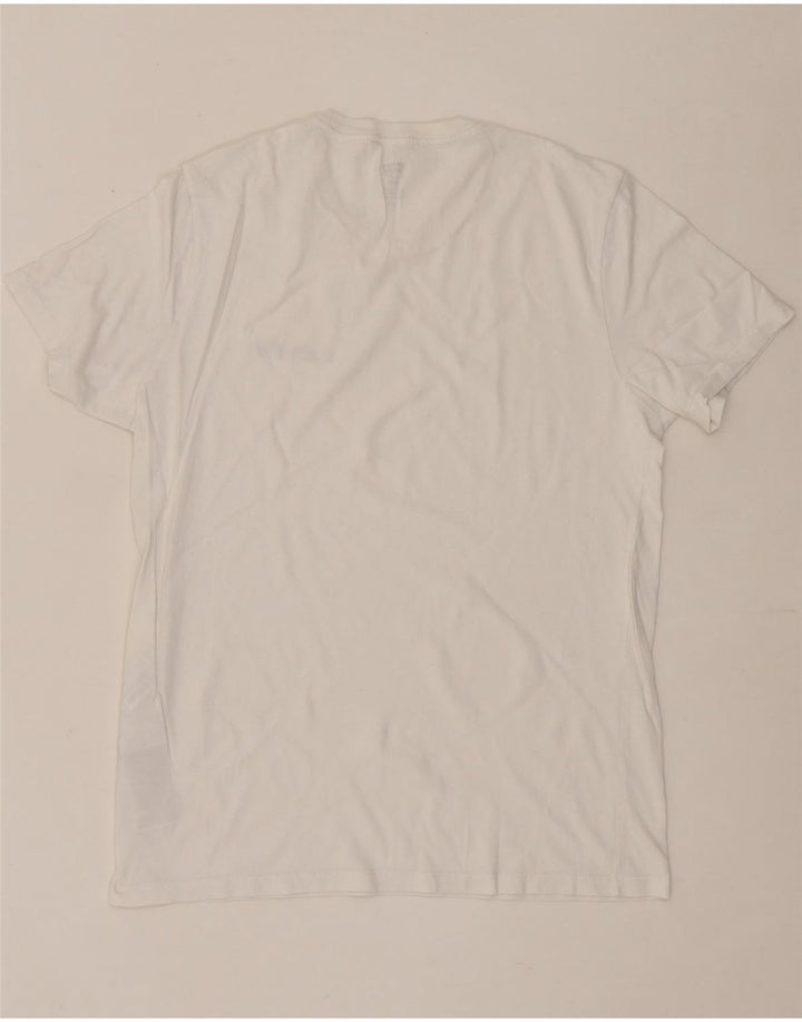 LEVI'S Mens Slim T-Shirt Top Medium White Cotton Vintage Levi's and Second-Hand Levi's from Messina Hembry 