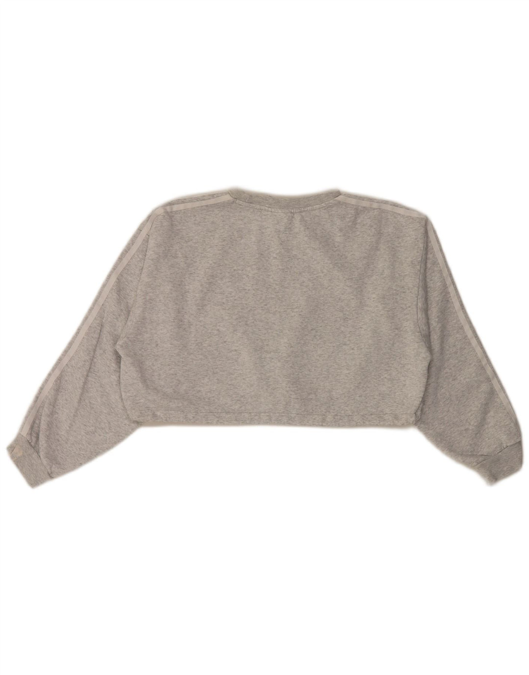 Damska bluza Adidas Crop Oversize Jumper UK 10 Small Grey Flecked