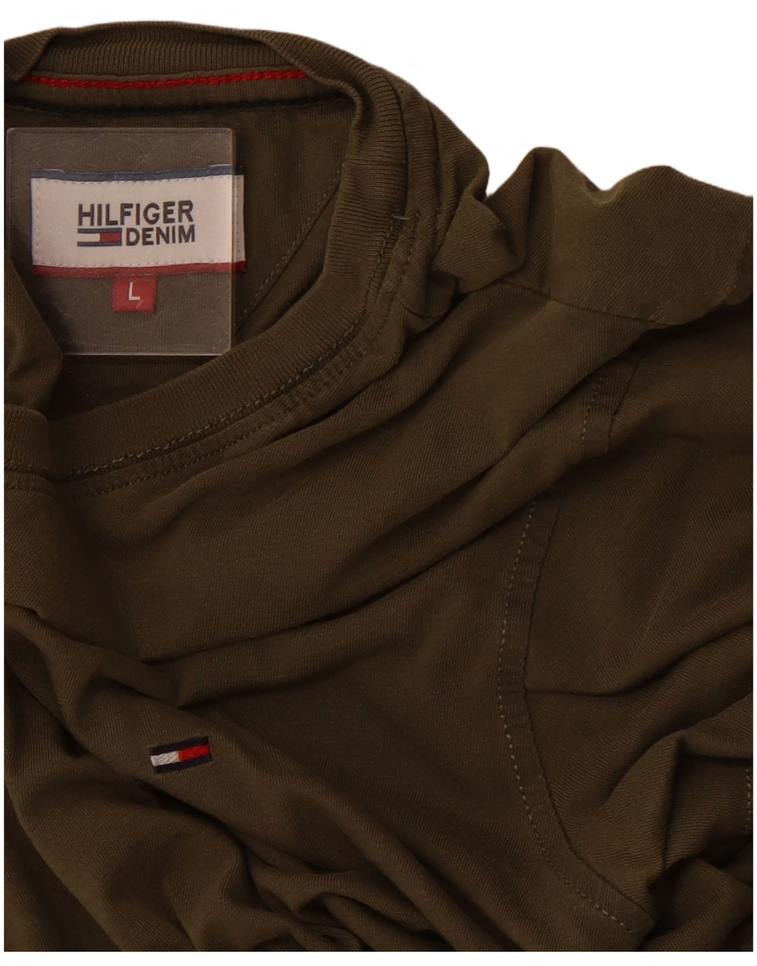 T-shirt męski TOMMY HILFIGER, duży, khaki