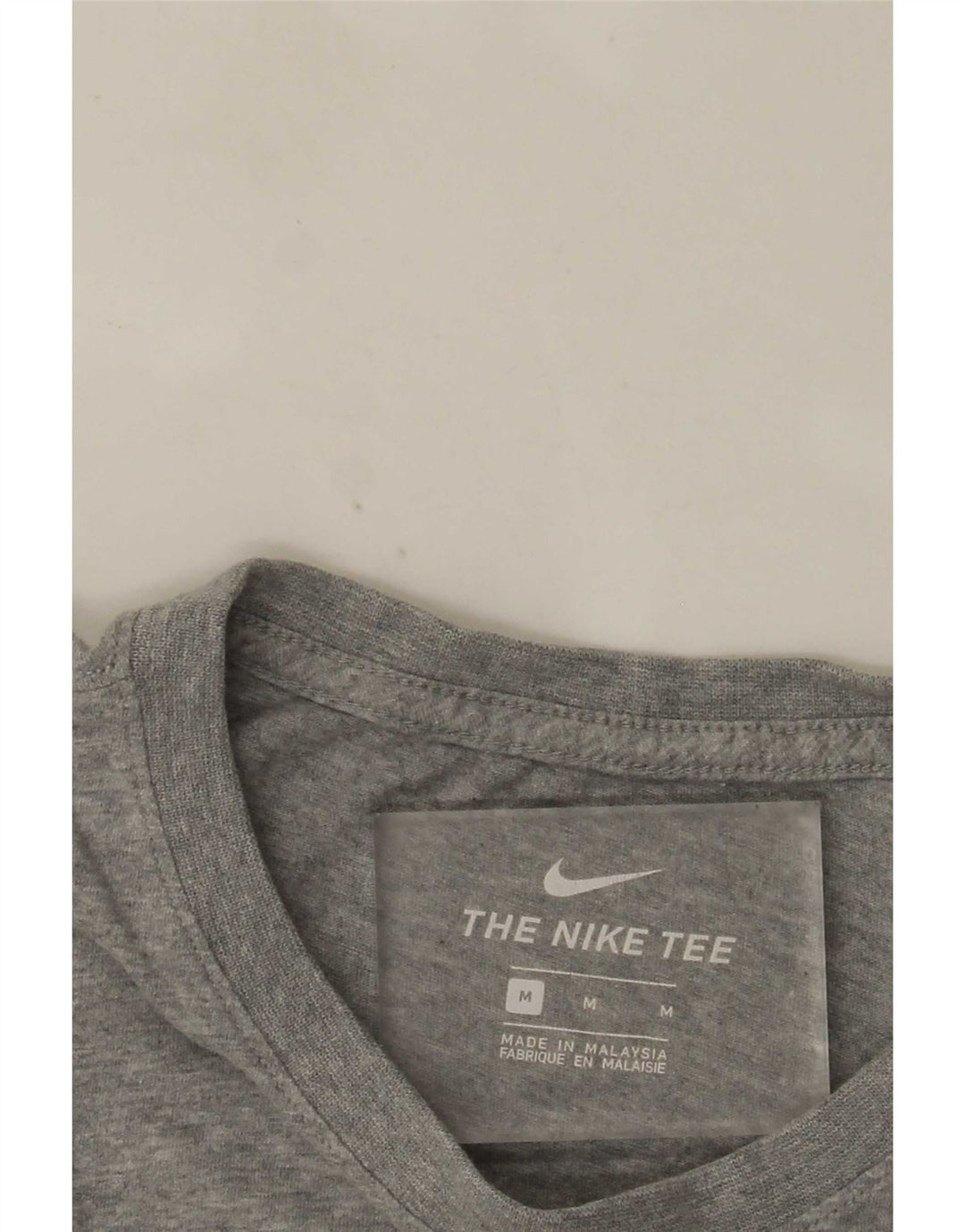 Męski T-shirt z grafiką Nike, średni szary