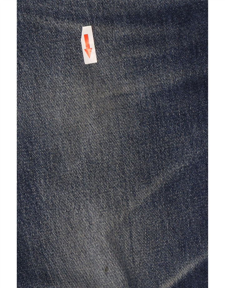 Męskie dżinsy Levi's 501 Straight W38 L30 Granatowa bawełna