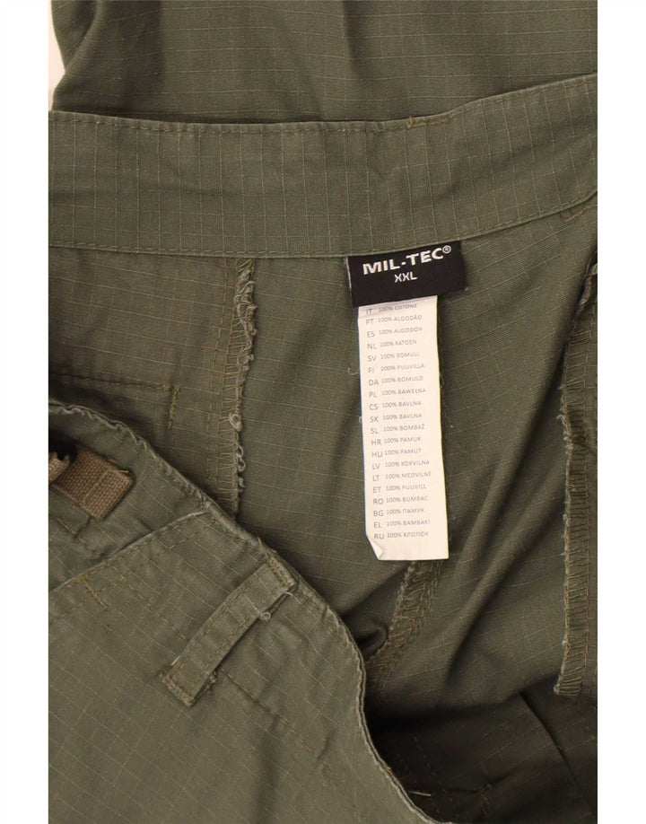 Męskie spodenki bojówki Mil-Tec 2XL W42 Khaki Bawełna