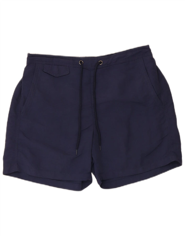 Męskie spodenki kąpielowe Ted Baker, rozmiar 4, duże, granatowe, poliamidowe