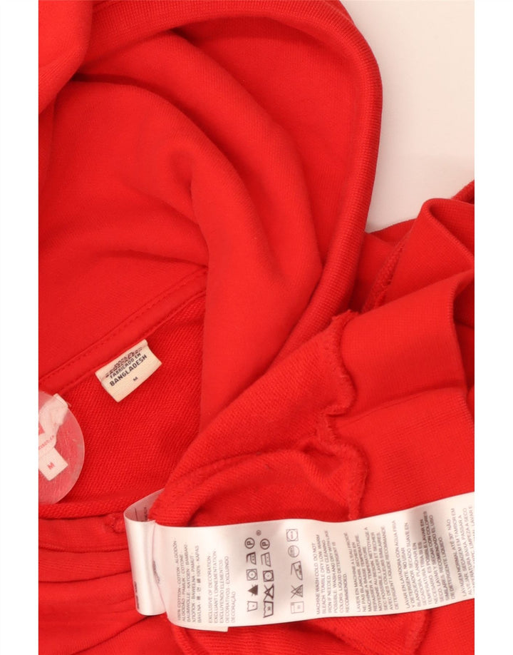 Damski sweter z kapturem Levi's z grafiką, oversize UK 14, średni czerwony, bawełniany