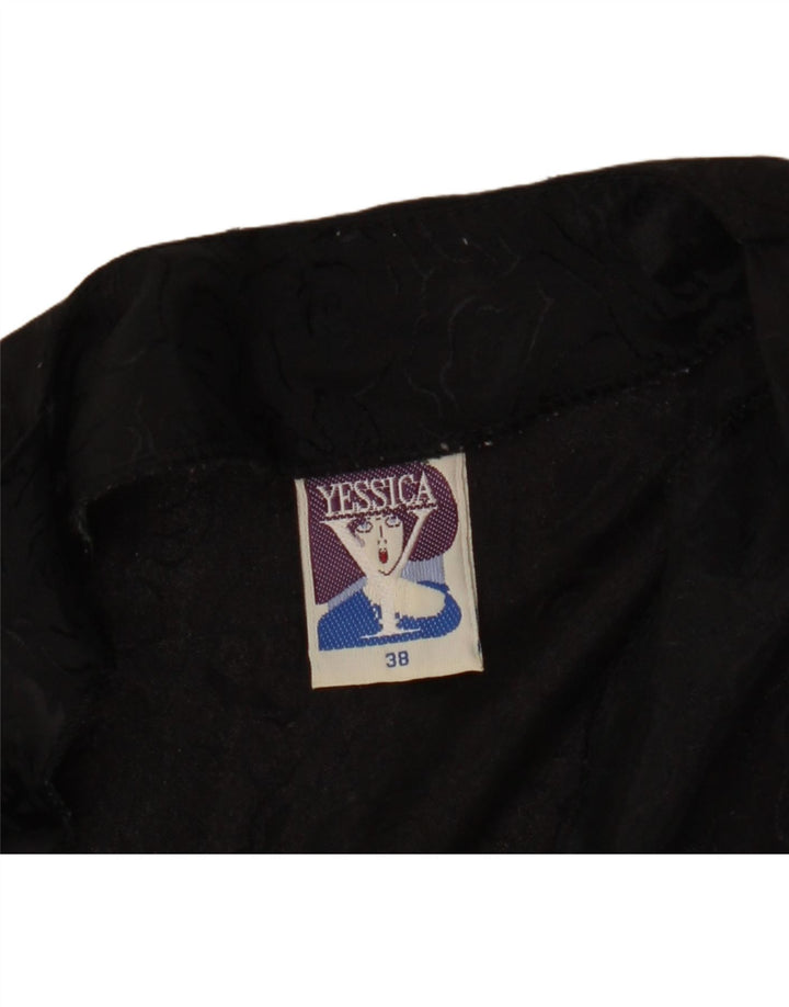 Damska bluzka Yessica Top EU 38 Średni czarny kwiatowy poliester